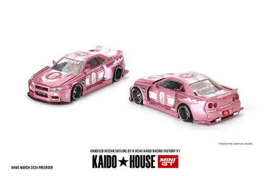 1:64 Nissan Skyline GT-R (34) Kaido Racing Factory V1 #128 Kaido House PRE-ORDER
