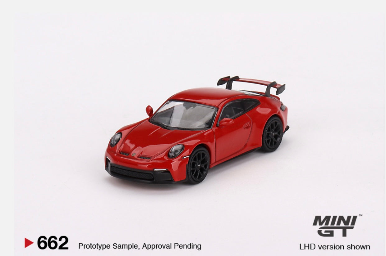 1:64 Porsche 911 GT3 Guards Red Mini GT 662