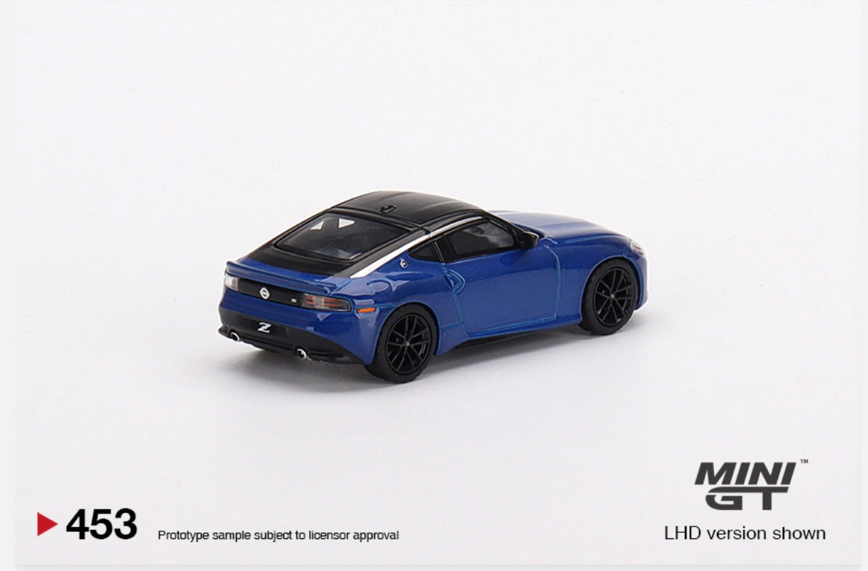 1:64 Nissan Z Performance Seiran Blue Mini GT 453