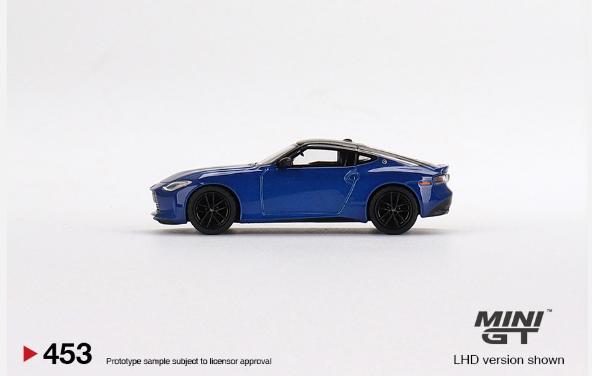 1:64 Nissan Z Performance Seiran Blue Mini GT 453