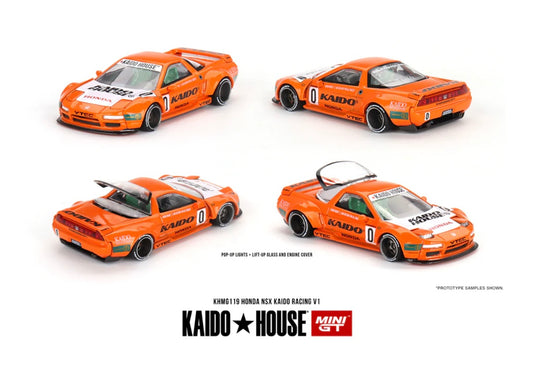 1:64 Honda NSX Kaido Racing V1 Orange #119 Kaido House Pre-Order