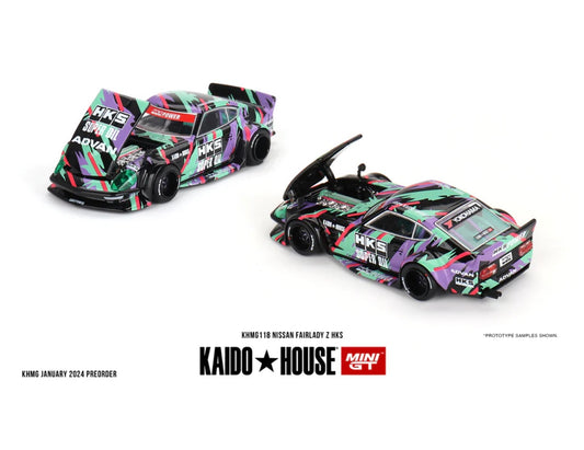 1:64 Nissan Fairlady Z HKS #118 Kaido House Pre-Order