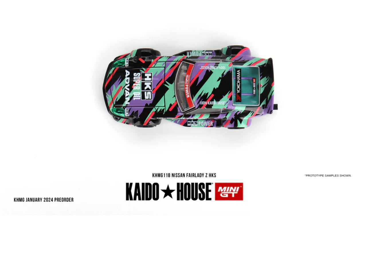 1:64 Nissan Fairlady Z HKS #118 Kaido House