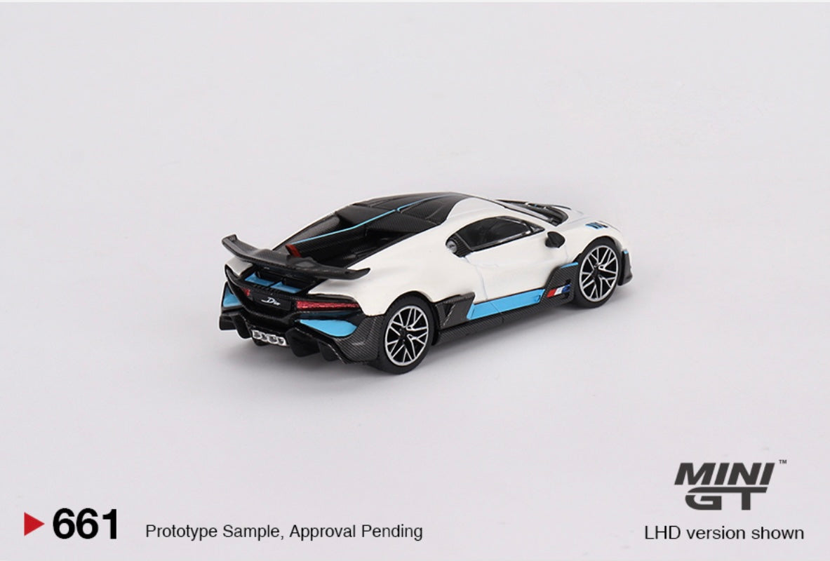 1:64 Bugatti Divo White 661 Mini GT