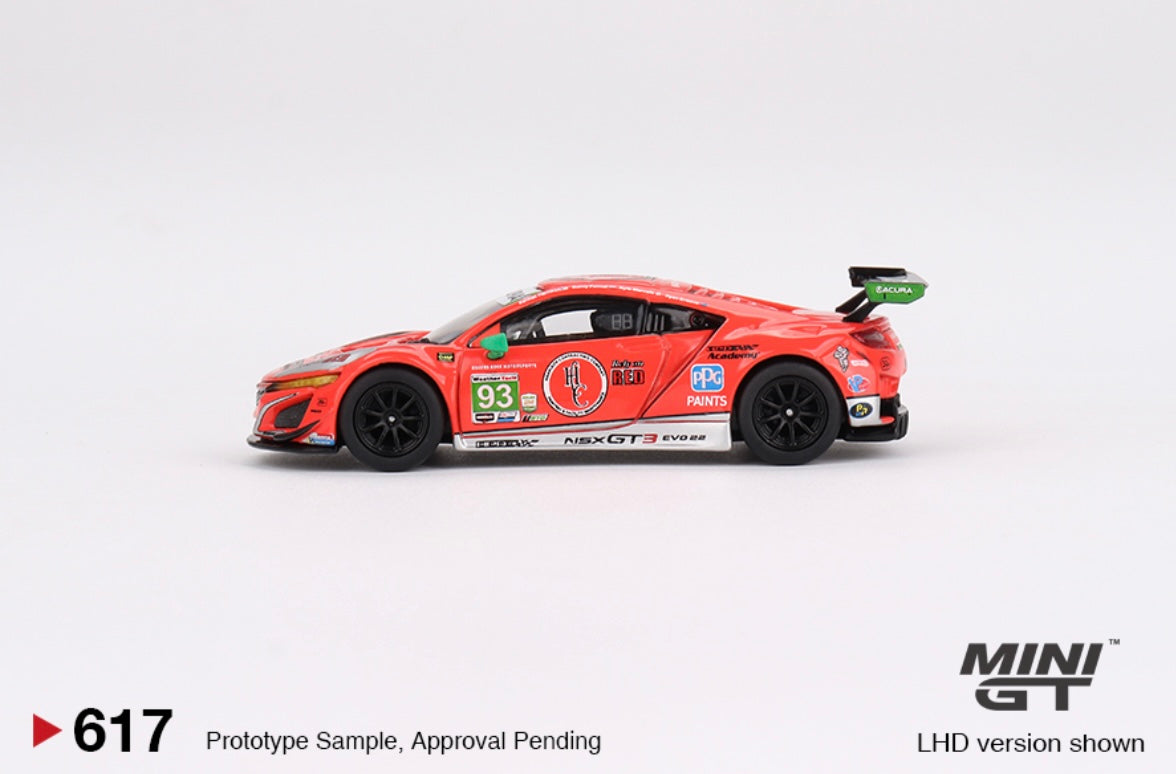 1:64 Acura NSX GT3 EVO22 #93 Harrison Contracting Company 2023 IMSA Daytona 24 Hrs Mini GT 617