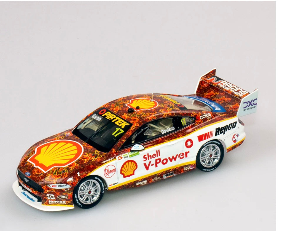 1:43 Will Davison #17 2021 Darwin Indigenous Round Ford Mustang GT Shell V-Power Racing Team Authentic Collectables