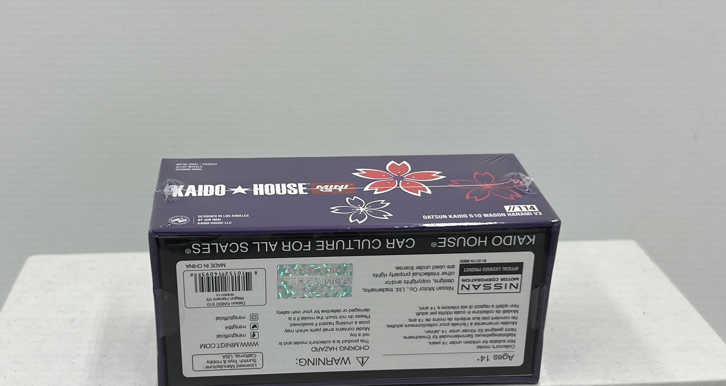 1:64 Datsun Kaido 510 Wagon Hanami V3 #114 Kaido House