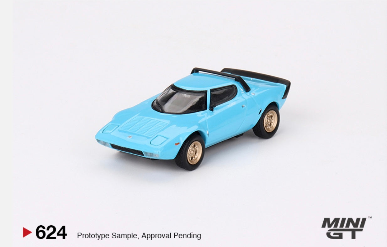 1:64 Lancia Stratos HF Stradale Azzuro Chiaro Mini GT 624