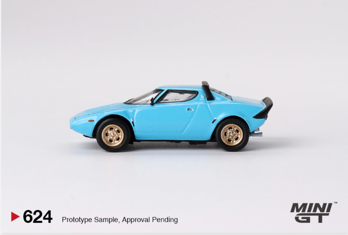 1:64 Lancia Stratos HF Stradale Azzuro Chiaro Mini GT 624