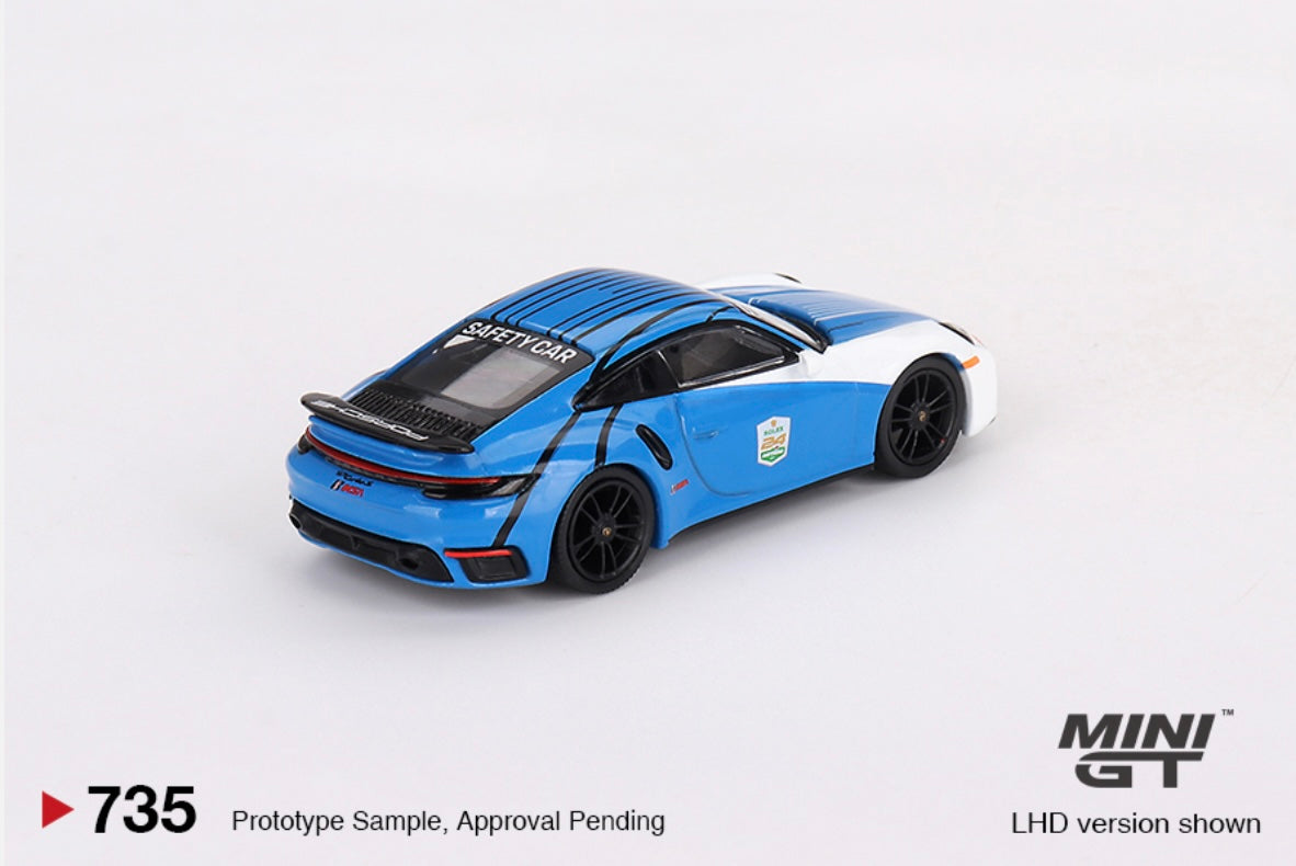 1:64 Porsche 911 Turbo Safety Car 2023 ISMA Daytona 24Hrs Mini GT 735