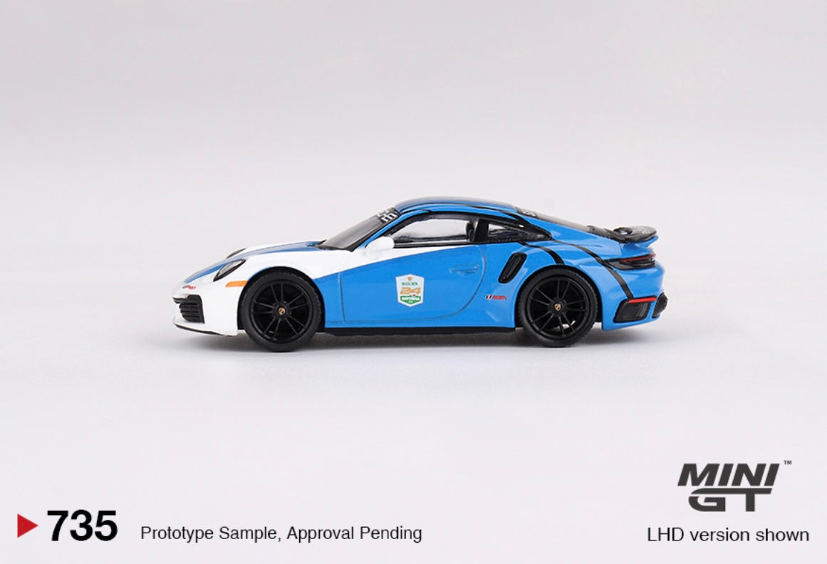 1:64 Porsche 911 Turbo Safety Car 2023 ISMA Daytona 24Hrs Mini GT 735