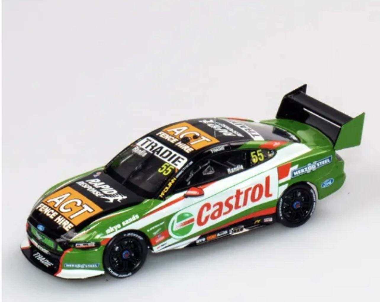 1:43 Thomas Randle #55 2021 The Bend Ford Mustang Castrol Racing Authentic Collectables