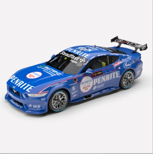 1:18 Penrite Racing #19 Matthew Payne/ Garth Tander 2024 Penrite Oil Sandown 500 Retro Livery Ford Mustang GT Authentic Collectables Pre-Order
