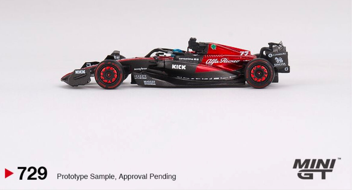 1:64 Valtteri Bottas #77 Alfa Romeo F1 Team Kick C43 2023 F1 2023 Australian GP Mini GT #729