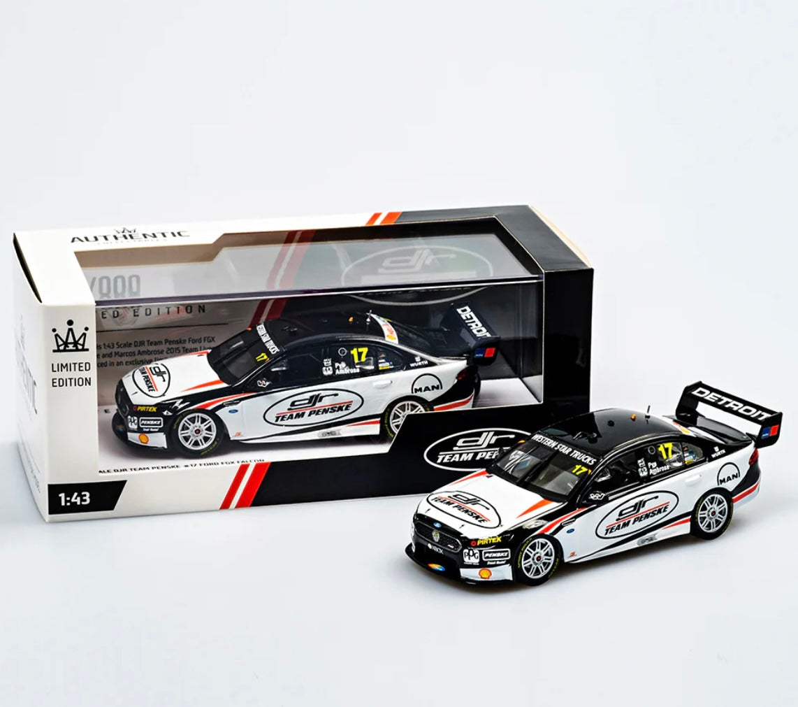1:43 Marcos Ambrose / Scott Pye #17 2015 Team Livery Ford FGX Falcon Authentic Collectables