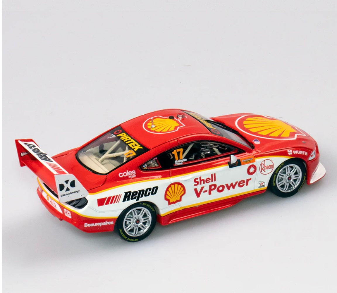 1:43 2019 Bathurst Winner Scott McLaughlin/ Alex Premat #17 Ford Mustang GT Shell V-Power Racing Team Authentic Collectables