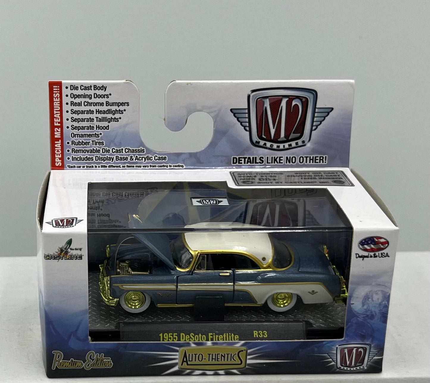 1:64 M2 Machines 1955 DeSoto Fireflite R33 Auto-Thentics