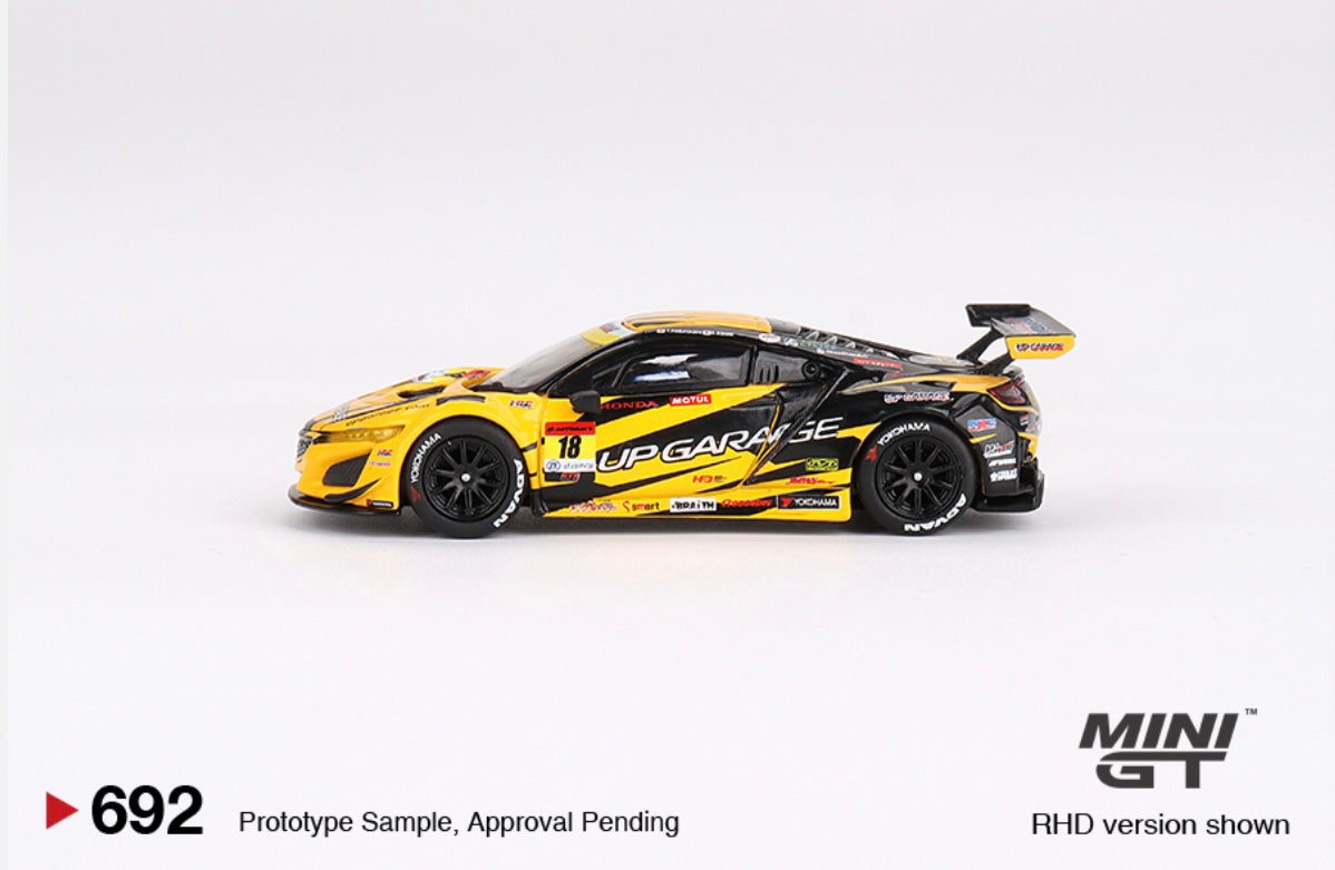 1:64 Honda NSX GT3 EVO22 #18 Upgarage NSX GT3 Team Upgarage 2023 Super GT Series Mini GT 692