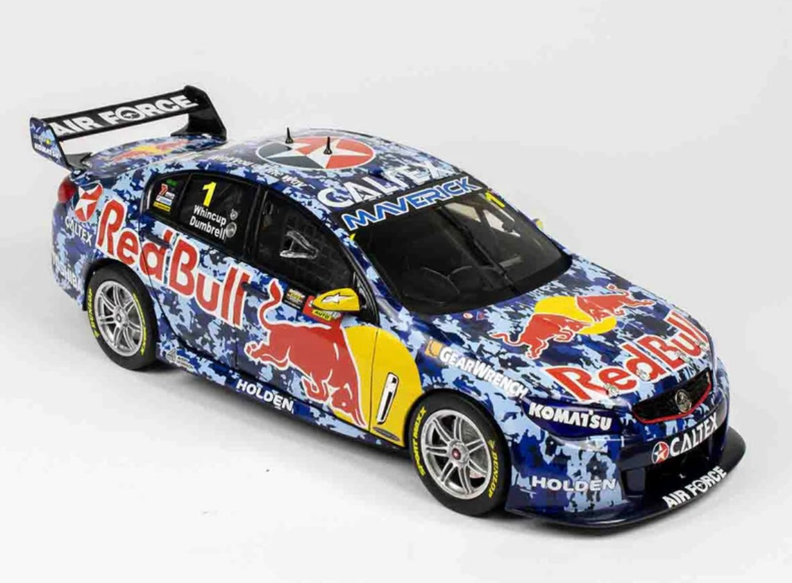 1:43 Whincup Dumbrell #1 2014 Bathurst 1000 Special Air Force Livery RBRA Holden VF Biante