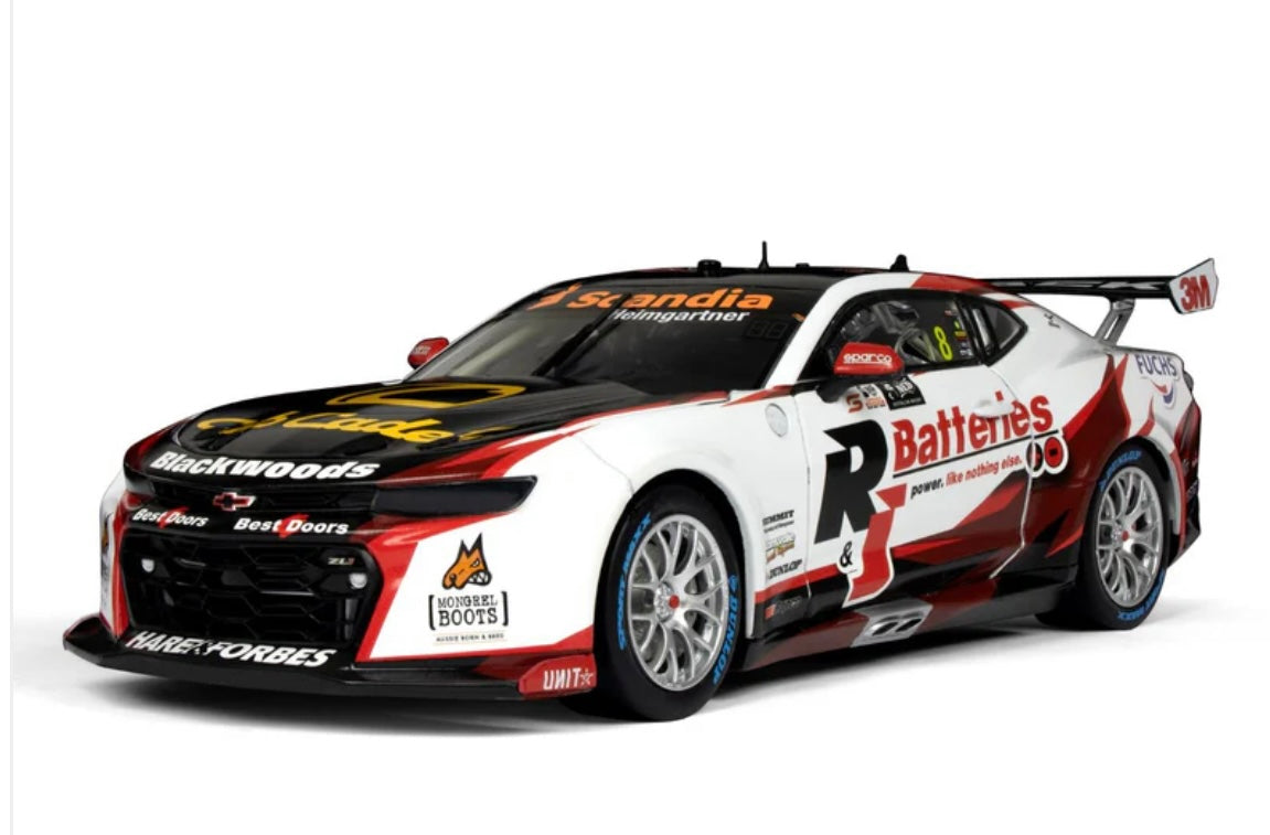 1:43 Andre Heimgartner #8 2023 Tasmania Supersprint Brad Jones Racing Chevrolet Camaro Biante