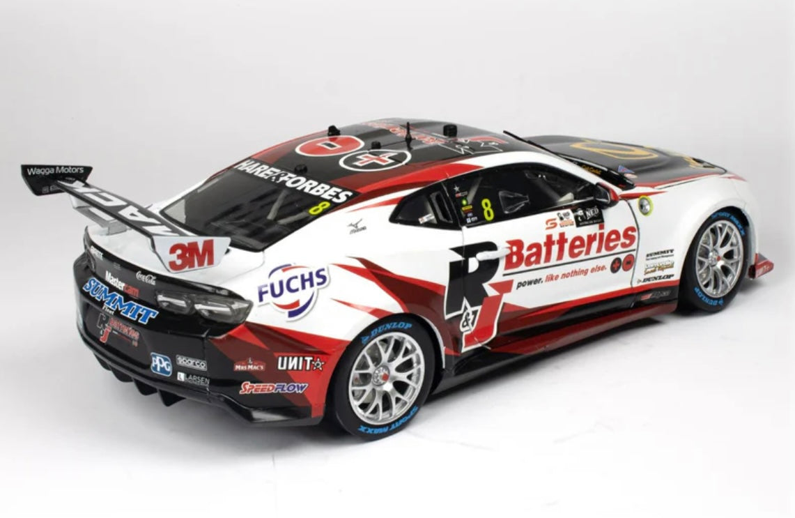 1:43 Andre Heimgartner #8 2023 Tasmania Supersprint Brad Jones Racing Chevrolet Camaro Biante