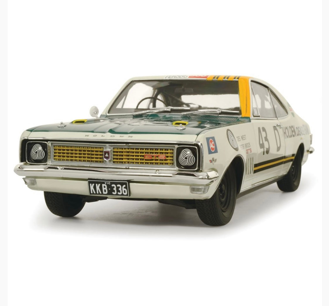1:18 Peter Brock Des West #43D Holden HT Monaro GTS 350 1969 Bathurst Classic Carlectables