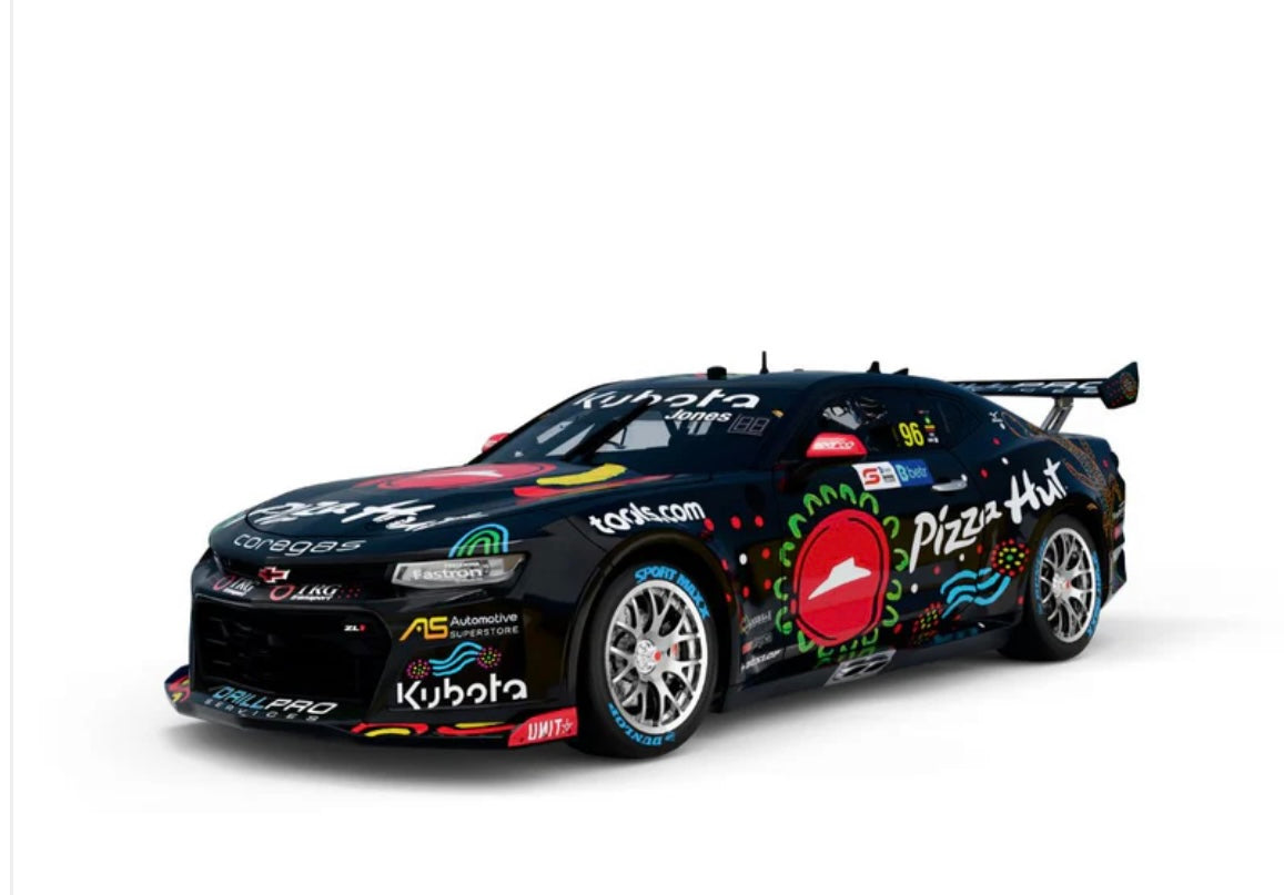 1:18 Macauley Jones #96 BJR 2023 Darwin Indigenous Livery Chevrolet Camaro Biante