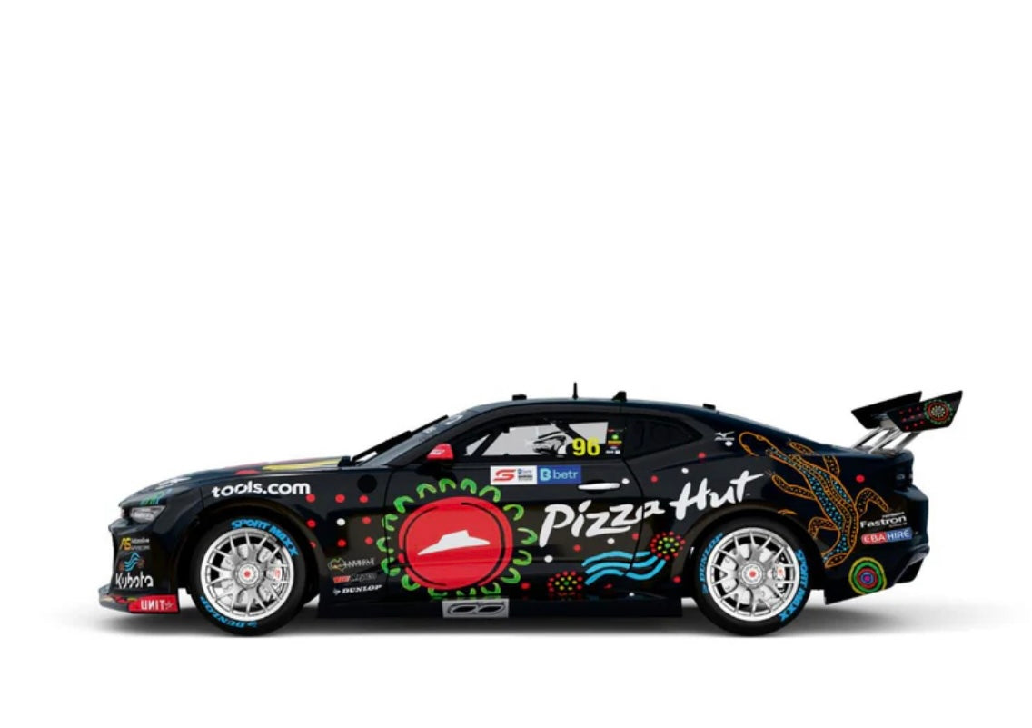 1:18 Macauley Jones #96 BJR 2023 Darwin Indigenous Livery Chevrolet Camaro Biante