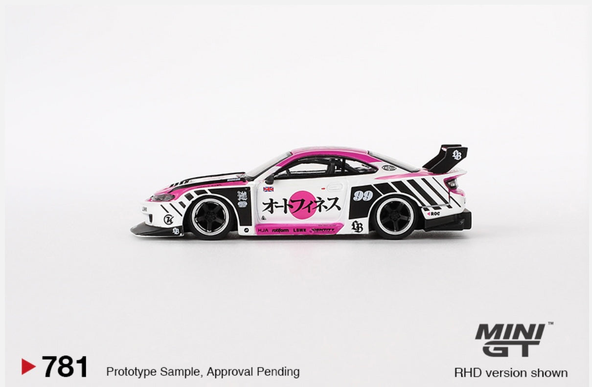 1:64 Nissan LB Super Silhouette S15 Silvia Auto Finesse Sema 2023 Mini GT 781