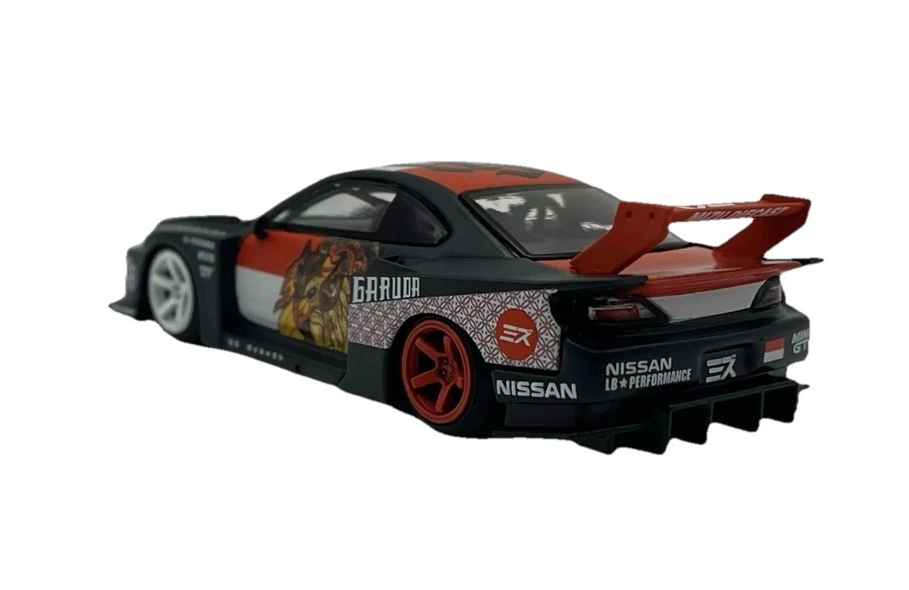 1:64 Nissan Silvia (S15) LB Super Silhouette Garuda Mini GT 652