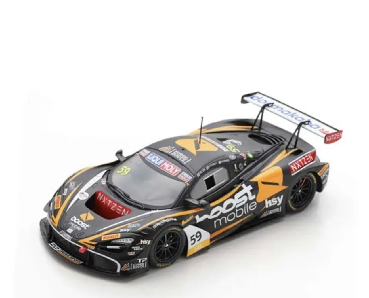 1:43 Mclaren 720S GT3 -59 Racing -8th Bathurst 12H 2020 D.Storey- F.Ross - M. Kodric Spark