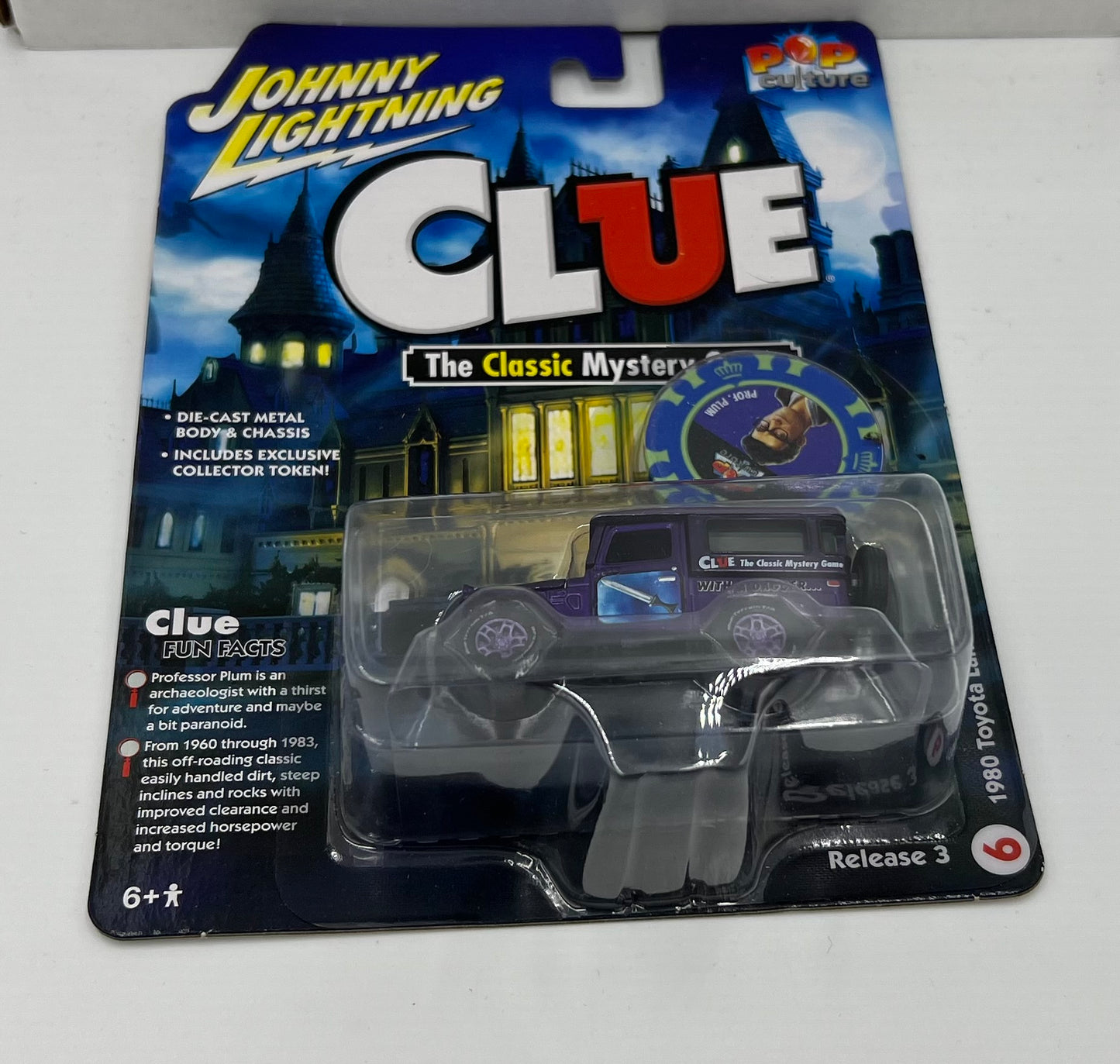 1:64 1980 Toyota Land Cruiser Clue Johnny Lightning