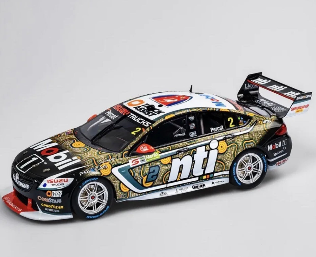 1:18 Nick Percat #2 Holden ZB Commodore 2022 Darwin Authentic Collectables