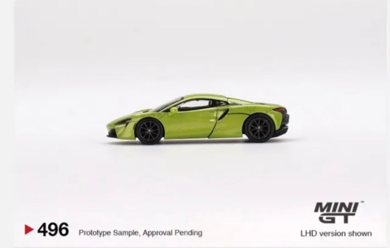 1:64 McLaren Artura Flux Green Mini GT 496
