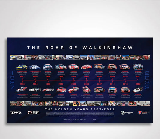 The Roar of Walkinshaw The Holden Years 1987-2022 Limited Print Authentic Collectables