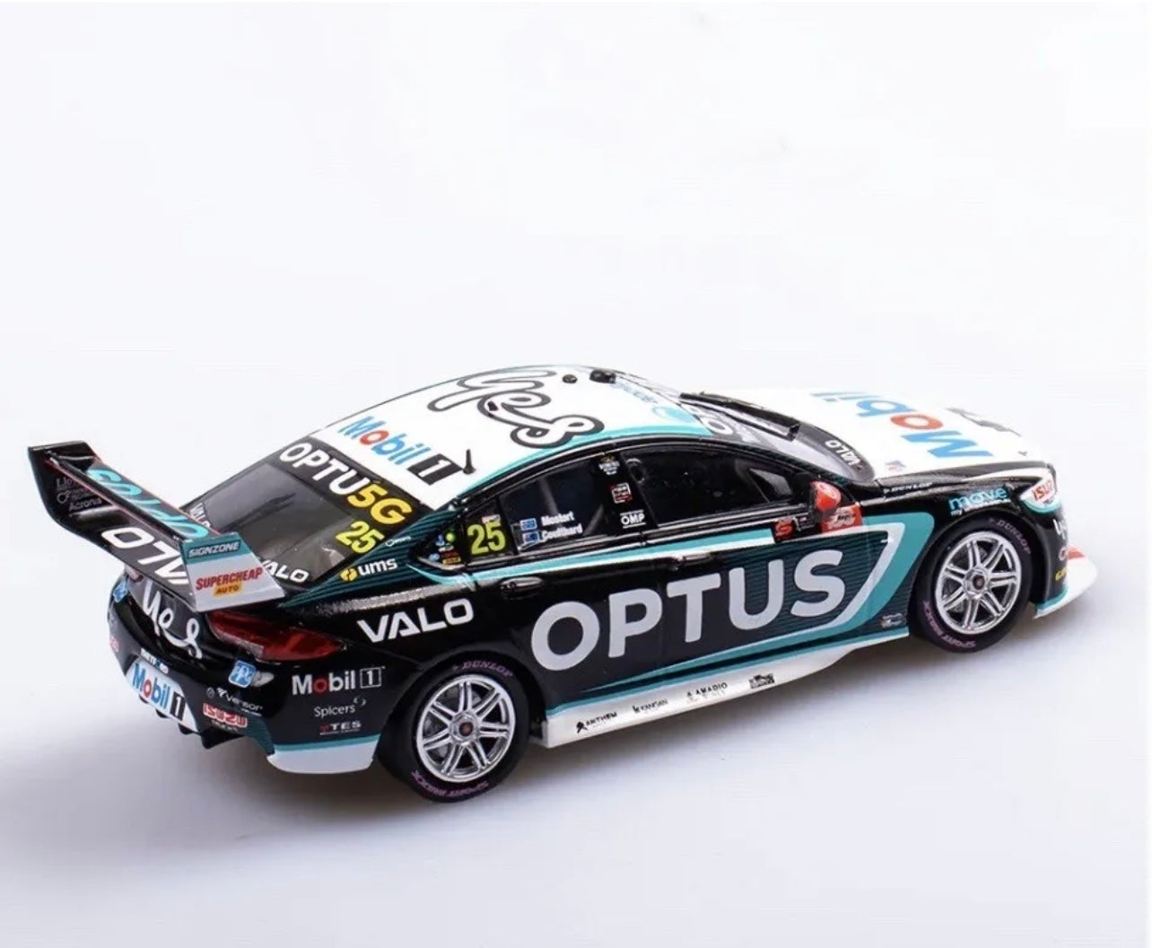 1:43 Chaz Mostert Fabian Coulthard #25 2022 Bathurst 1000 2nd Place Holden ZB Commodore