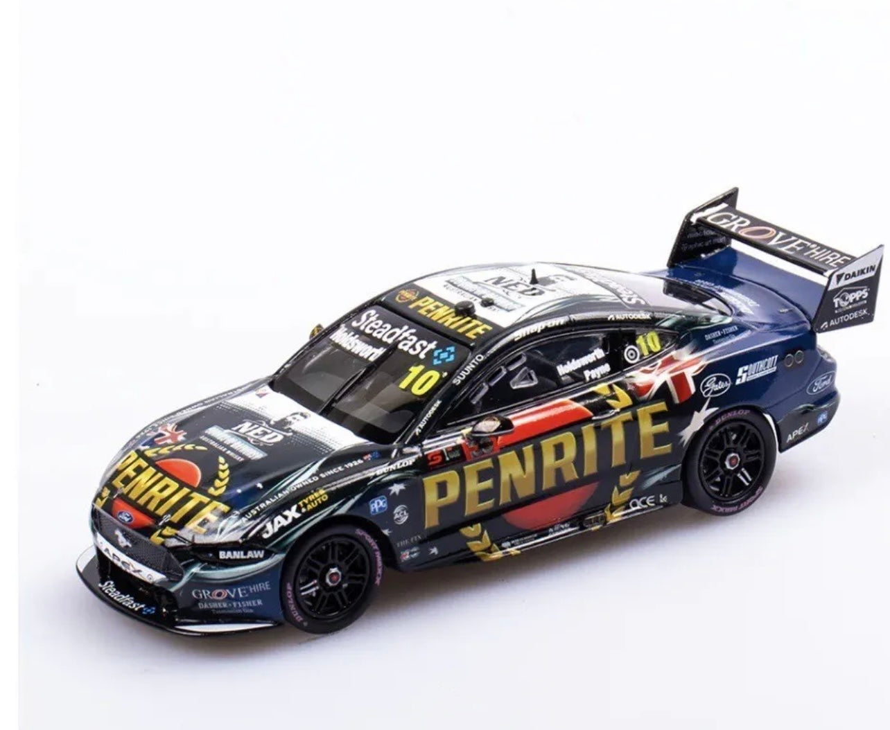 1:43 Lee Holdsworth Matthew Payne #10 2022 Bathurst 1000 Penrite Racing Ford Mustang