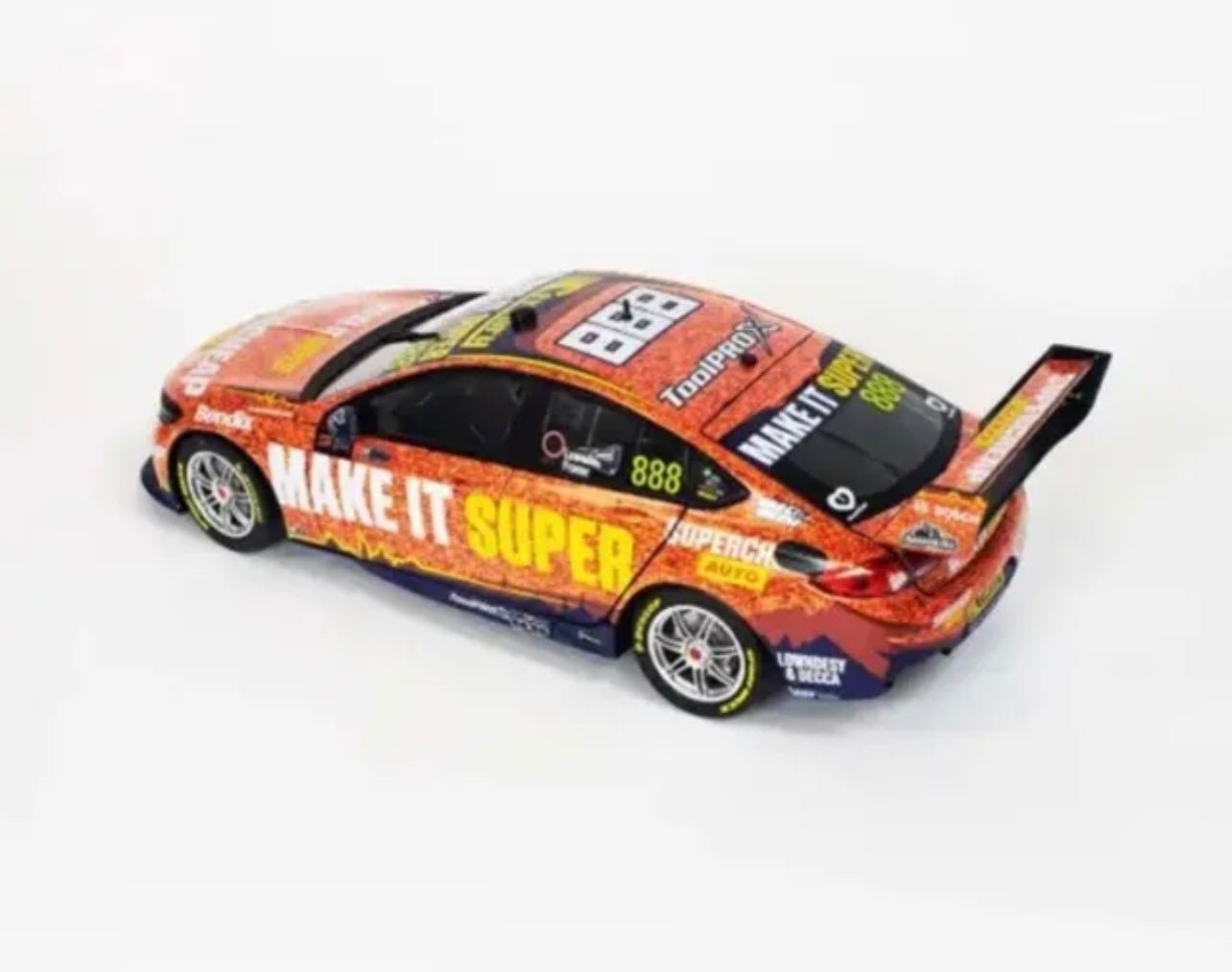 1:18 Craig Lowndes Declan Fraser #888 2022 Bathurst Wildcard Holden ZB Commodore