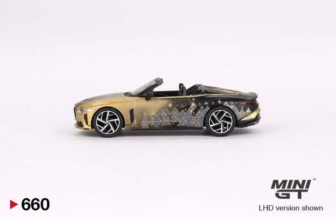 1:64 Bentley Mulliner Bacalar Christmas Edition 2023 #660 Mini GT