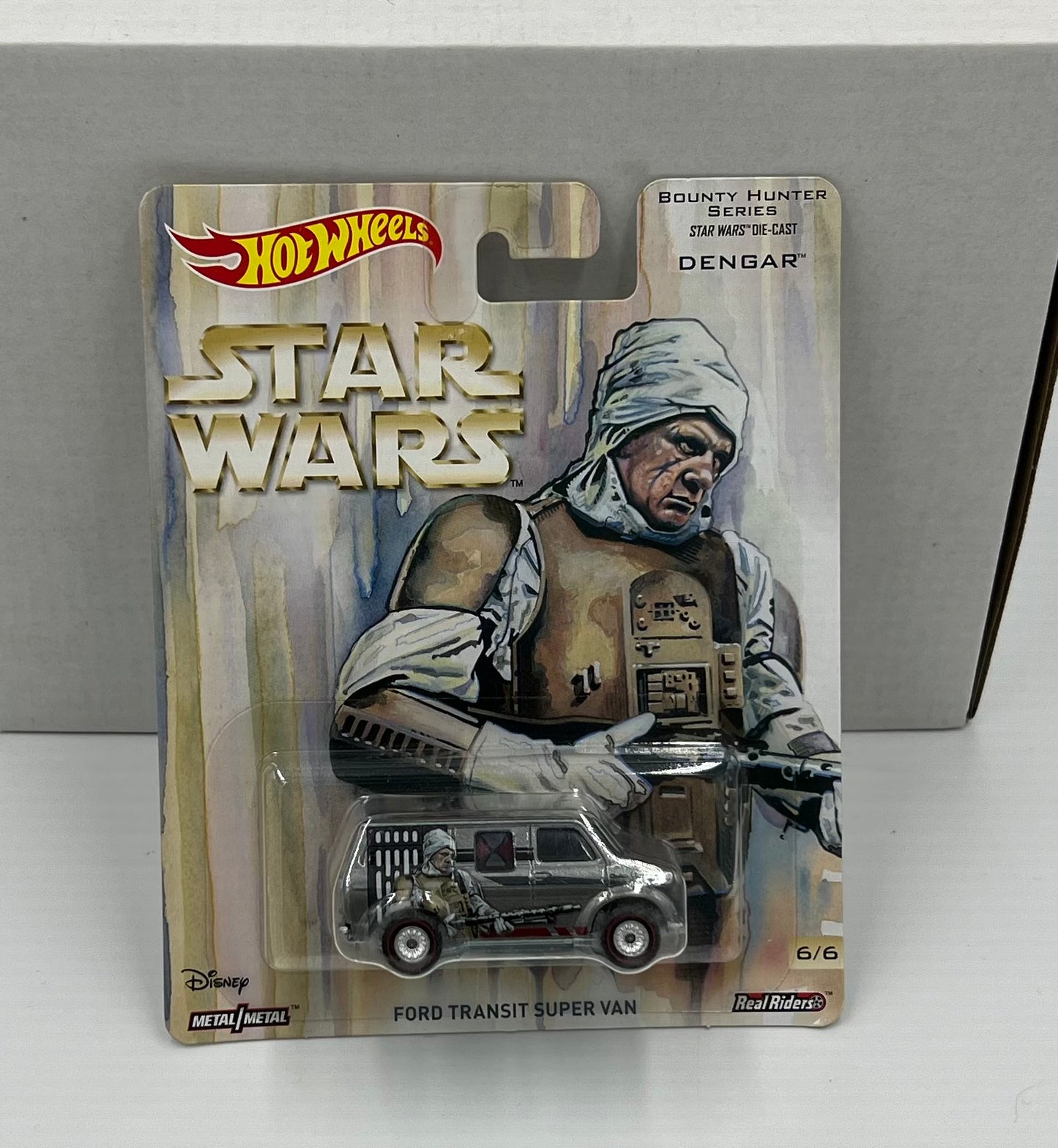 1:64 Star Wars Ford Transit Super Van Dengar Bounty Hunter Series Hot Wheels
