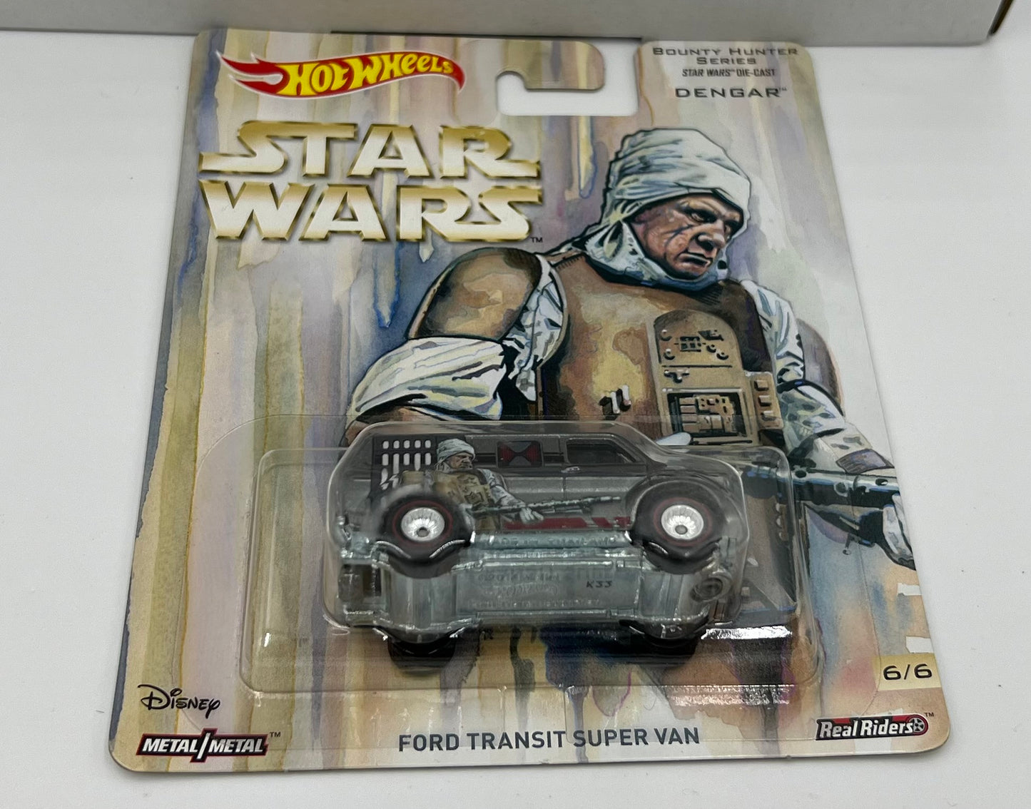 1:64 Star Wars Ford Transit Super Van Dengar Bounty Hunter Series Hot Wheels