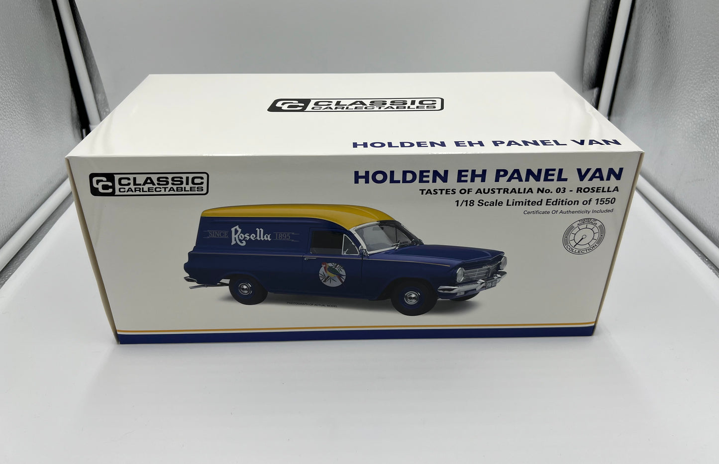 1:18 Holden EH Panel Van Rosella Classic Carlectables