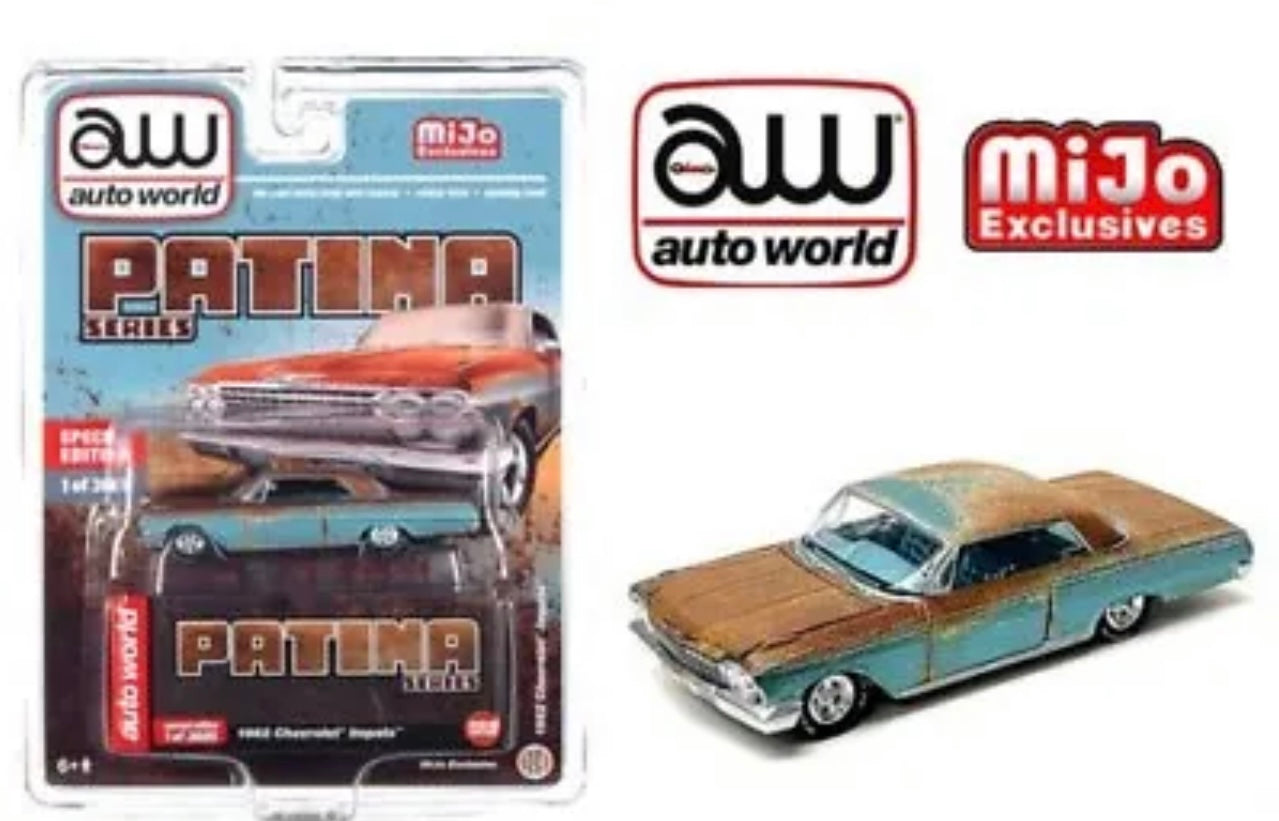 1:64 1962 Chevrolet Impala Patina Series Auto World