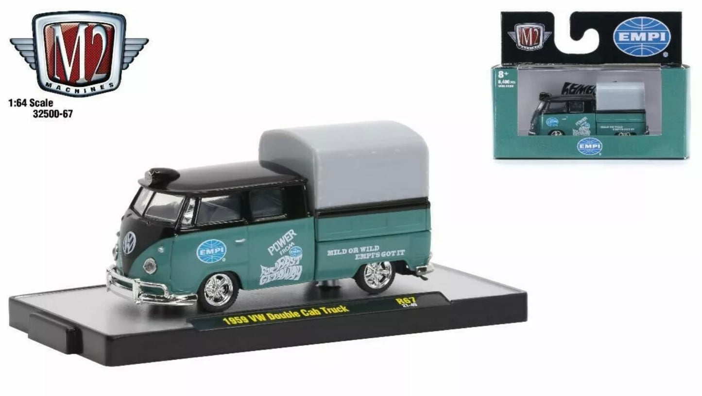 1:64 M2 Machines 1959 VW Double Cab Truck