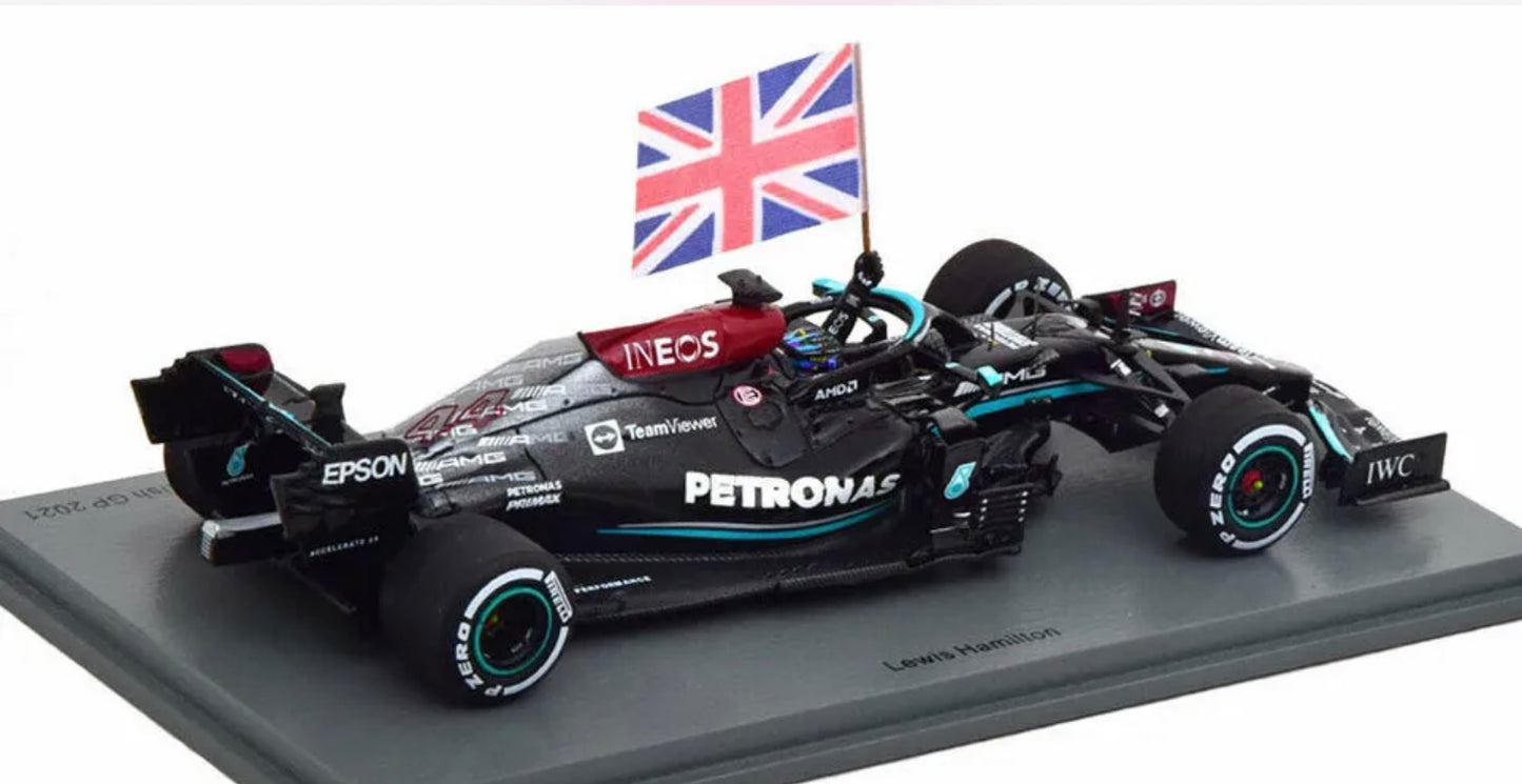 1:43 Mercedes-AMG Petronas F1 Lewis Hamilton Winner British GP 2021