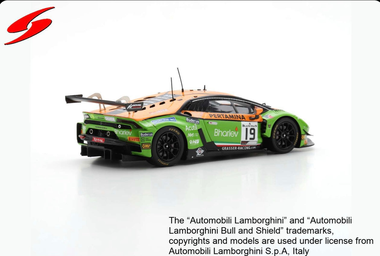 1:43 Santamato/Tweraser/Mauron/Amici #19 24H Spa 2019 Lamborghini Huracan GRT Spark