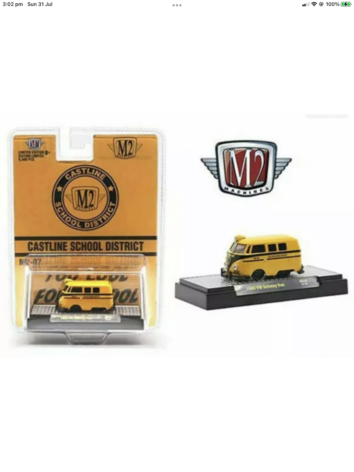 1:64 M2 Machines 1960 VW Delivery Van