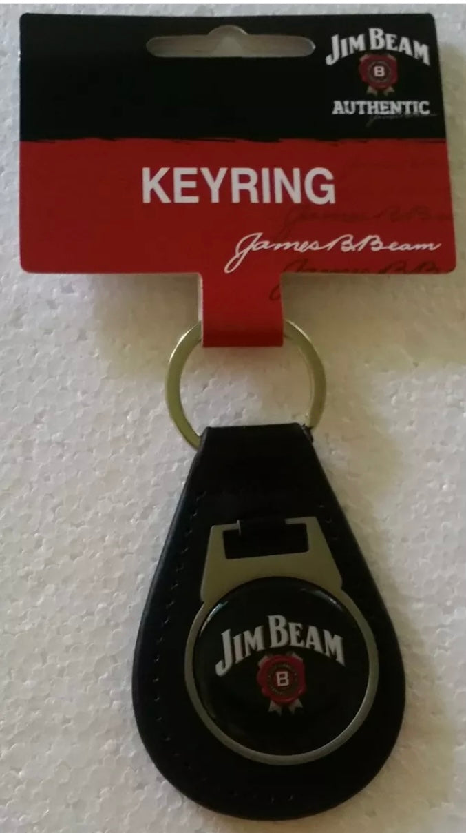 Jim Beam Leather Fob