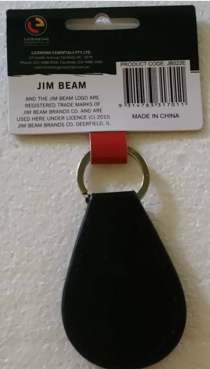 Jim Beam Leather Fob
