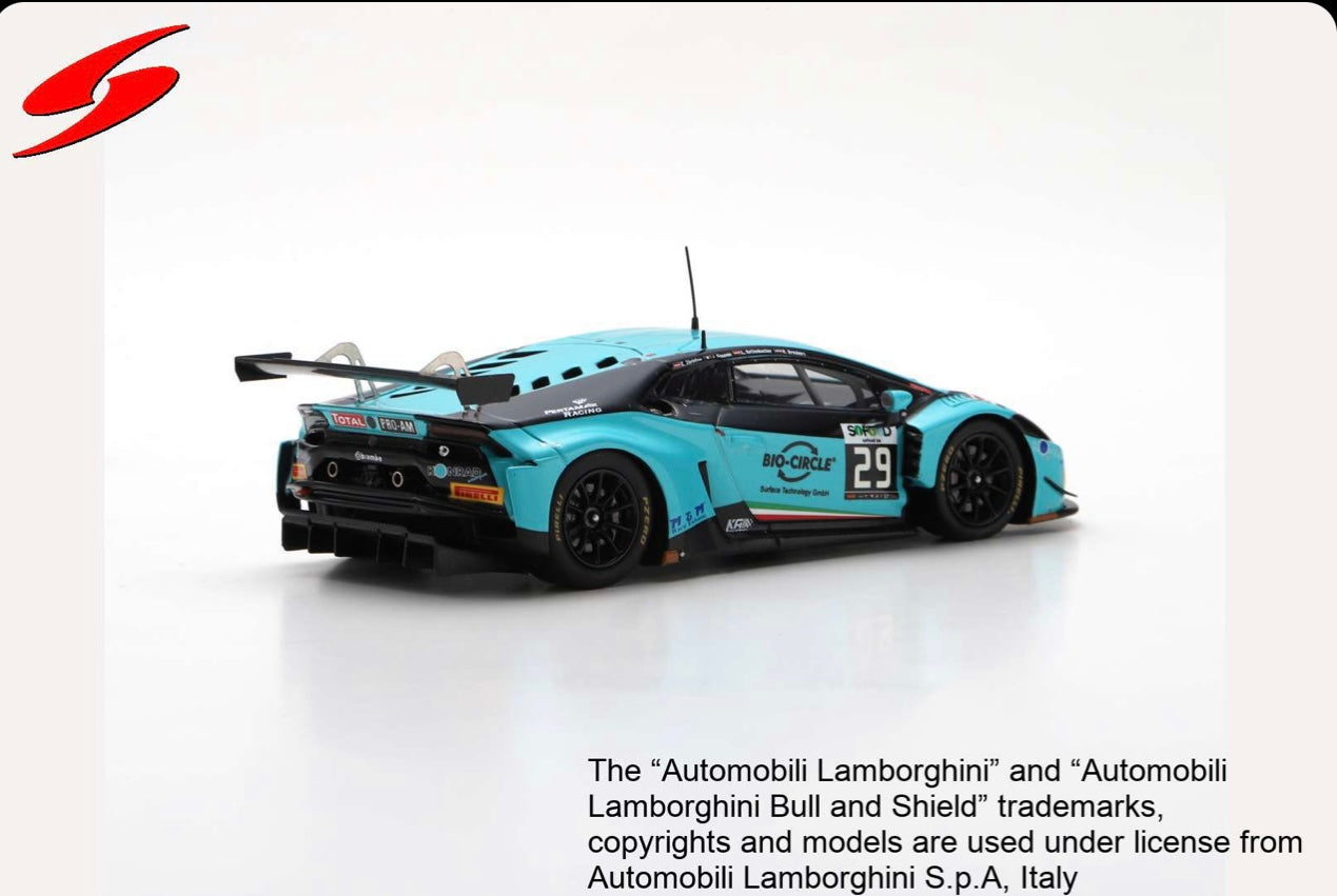 1:43 Lamborghini Huracan GT3 #29 24H Spa 2016 Spark